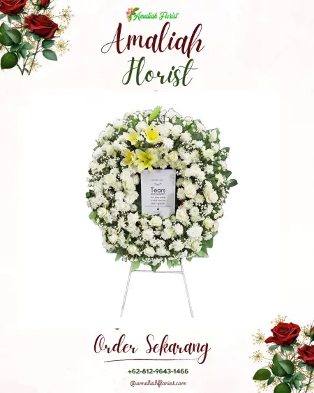 Krans Bunga Duka Kawasan Perkantoran Cibiru Bandung